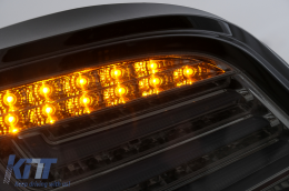 LED Bar Taillights suitable for BMW 5 Series E60 LCI (2007-2010) Smoke-image-6101184