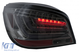 LED Bar Taillights suitable for BMW 5 Series E60 LCI (2007-2010) Smoke-image-6101185