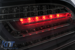 LED Bar Taillights suitable for BMW 5 Series E60 LCI (2007-2010) Smoke-image-6101187