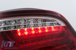 LED Bar Taillights suitable for BMW 5 Series E60 LCI (2007-2010) Red Clear-image-6105807