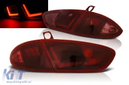 image-4-LED Bar Taillights suitable for Seat Leon 1P1 Facelift (03.2009-2012) Red