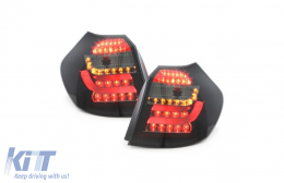 LED стопове подходящи за BMW 1er E87 07-11 черни / дим-image-65464