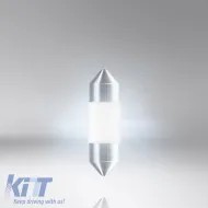 Led Bulb Festoon 29mm C5W SV8.5-8 12volt 1 watt 6000k Osram 6438DWΡ-01Β 1pc-image-6291127