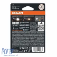 Led Bulb Festoon 29mm C5W SV8.5-8 12volt 1 watt 6000k Osram 6438DWΡ-01Β 1pc-image-6291129