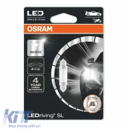 Led Bulb Festoon 41mm C5W SV8.5-8 12volt 0.6 watt 6000k Osram 6413DWP-01B 1pc-image-6291122