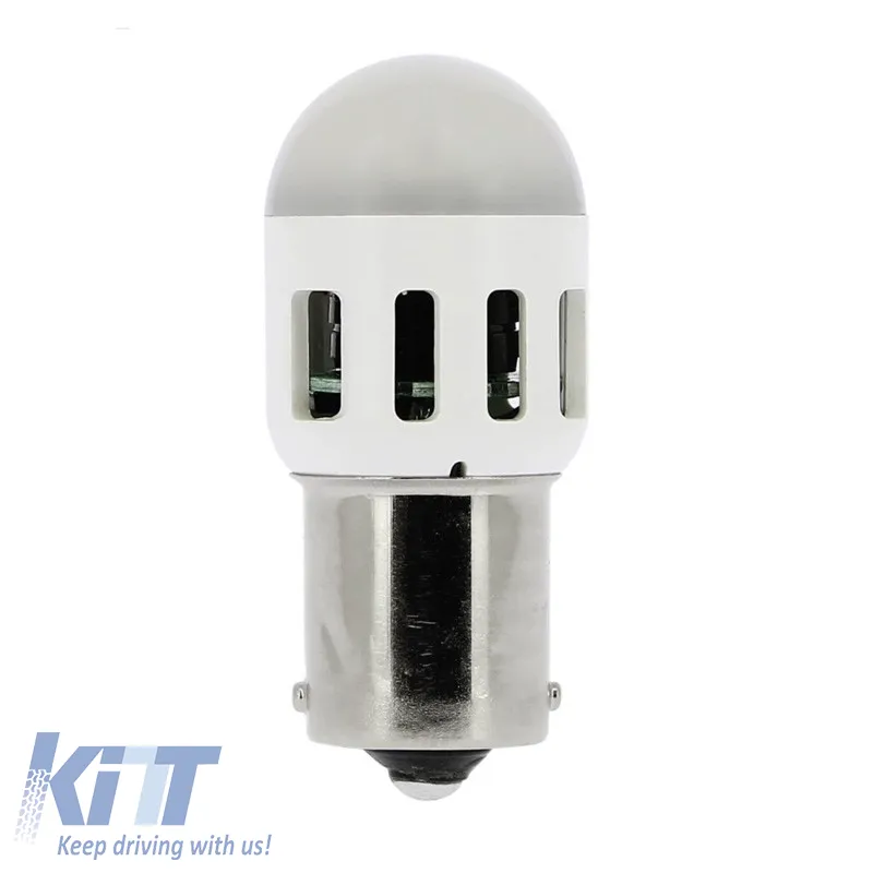 Led Bulb P21W BA15S 12V/24V Single With Sound "Back Up Alarm" 1 Piece