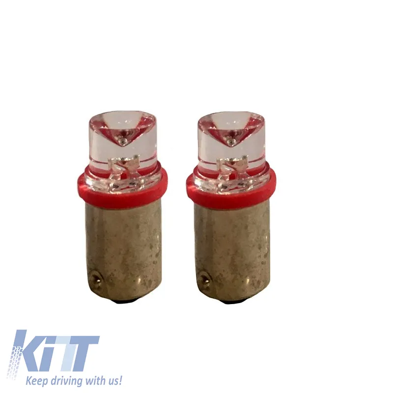 Led Bulbs BA9S T4W 12volt Red Color suitable for FK-Automotive FKBP031 2 pcs