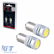 Led Bulbs BA9S T4W 12volt White Color Racesport LIT16BN 2 pcs