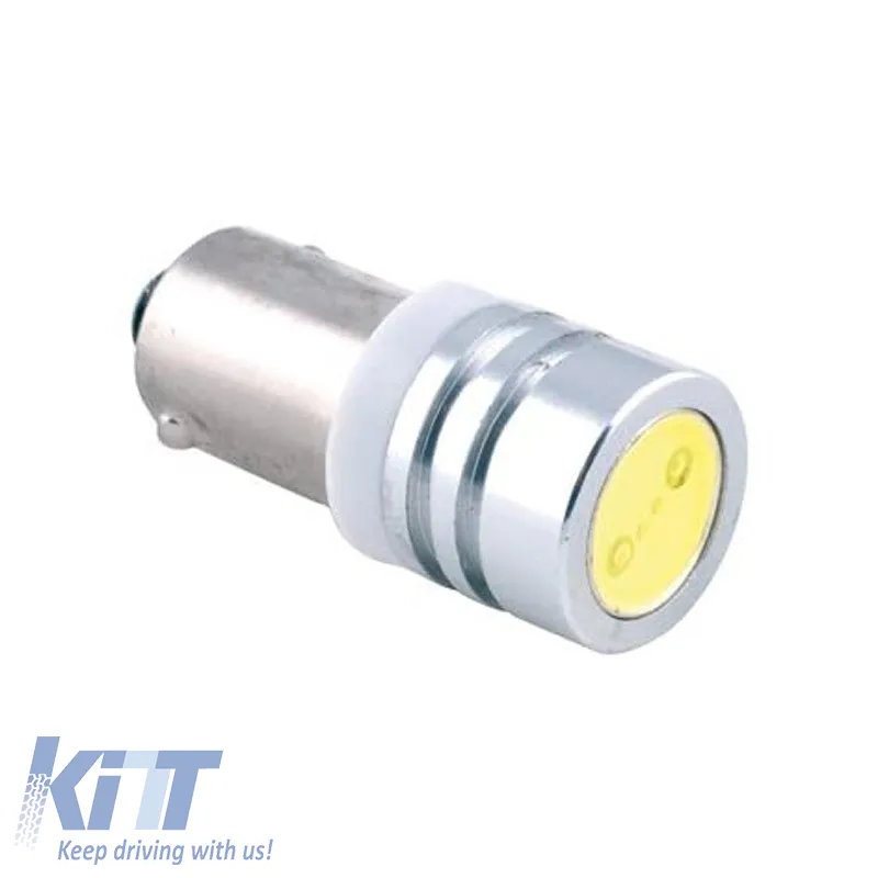 Led Bulbs BA9S T4W 12volt White Color Racesport LIT16BN 2 pcs