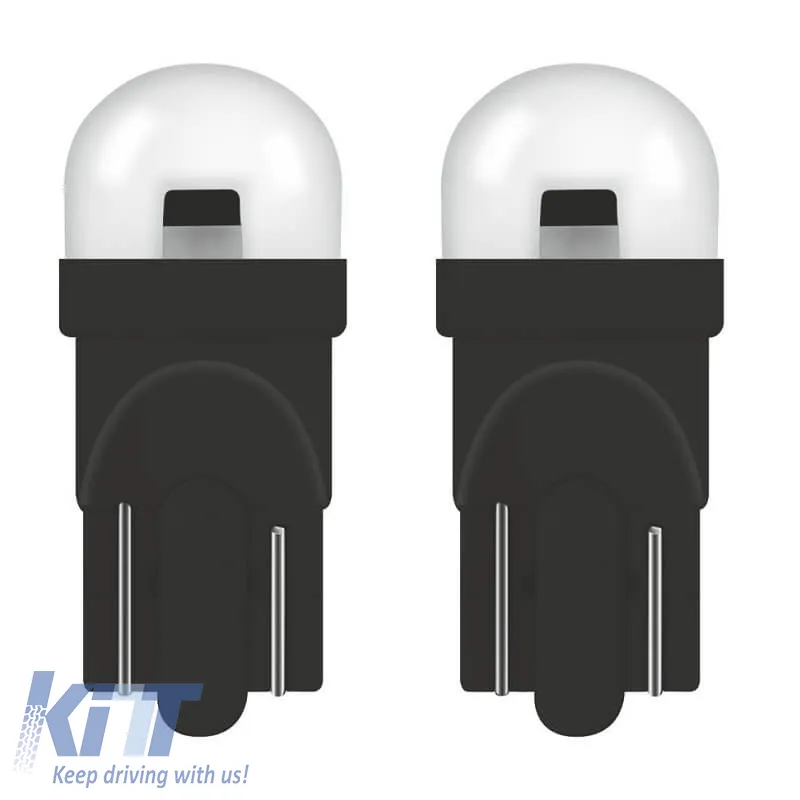 Led Bulbs T10 12volt 0.5watt White 6000k Neolux By Osram NT1061CW-02B 2pcs