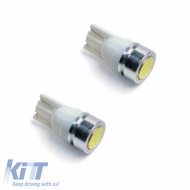 Led Bulbs T10 12volt 1 Led Wedge White Color 14191 2 Pieces