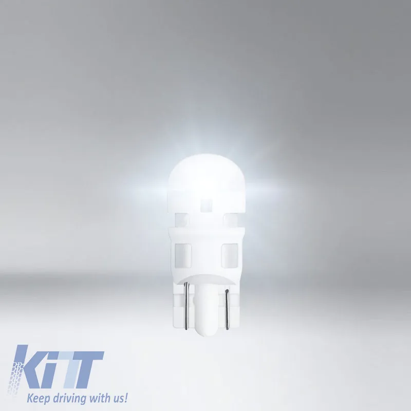Led Bulbs T10 12volt 1watt White 6000k Osram 2825DWP-02B 2pcs