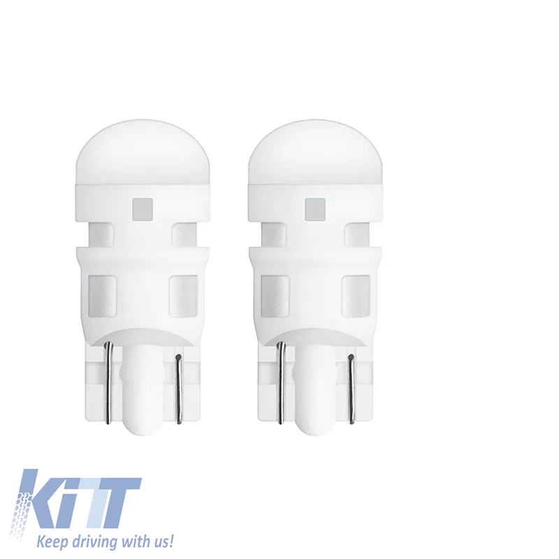 Led Bulbs T10 12volt 1watt White 6000k Osram 2825DWP-02B 2pcs