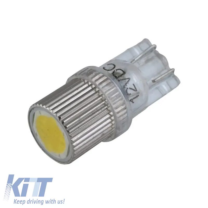 Led Bulbs T10 12volt 1watt White Color Racesport LIT0237 2 pcs
