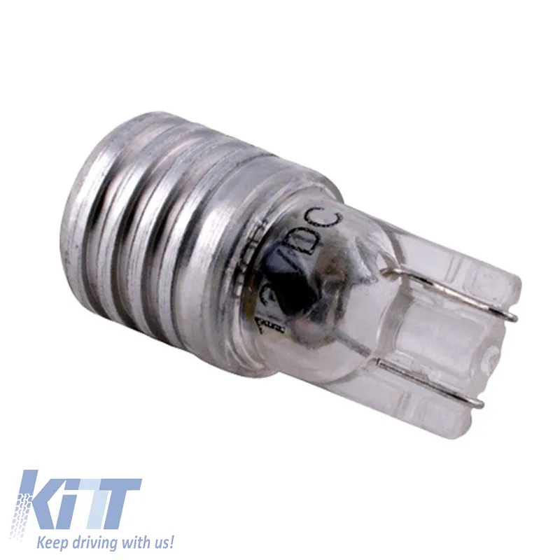 Led Bulbs T10 12volt 1watt White Color Racesport LIT539C 2 pcs