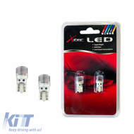 Led Bulbs T10 12volt 3 Smd White 6000k X-Tec 2pcs