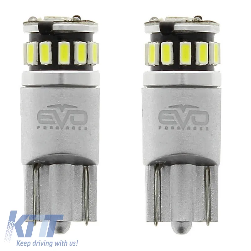 Led Bulbs T10 12volt 5 Smd Led Canbus White Color RaceSport EV93144 2pcs