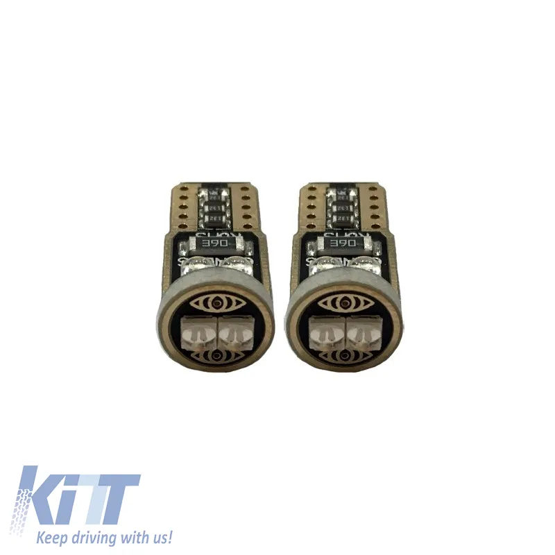 Led Bulbs T10 12volt Canbus Blue Colour Auto GS 6 Led 600360 2 Pieces