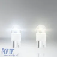 Led Bulbs T10 W5W 24Volt 1Watt White 6000k Osram 2845DWP-02B 2pcs-image-6313881