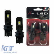 Led Bulbs T20 W21/5W / 7443 W3X16Q 2 Led 12volt Double White X-Tec 2pcs