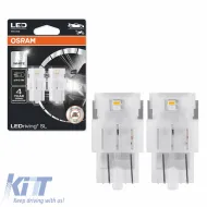 Led Bulbs T20 W21W / 3156 W3X16D 1.4watt 12volt Single White 6000k Osram 7505DWP-02B 2pcs-image-6296457
