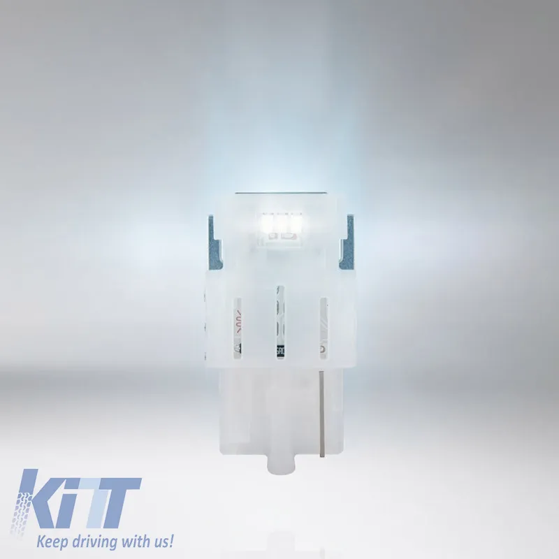 Led Bulbs T20 W21W / 3156 W3X16D 1.4watt 12volt Single White 6000k Osram 7505DWP-02B 2pcs