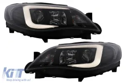image-68-LED cijevna Prednja svijetla prikladna za Subaru Impreza III GH (2007-2012) crna