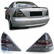 LED clear glass tail lights black smoke for Mercedes SLK R170 1996-2004 - ODTLM6013270