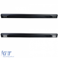 LED csomagtérküszöb védő, platóajtó védő, ABS díszléc - Ford Ranger T6 T7-image-6204321