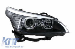LED Dayline Angel Eyes Фарове , подходящи за BMW 5 Series E60 E61 (2003-2007) LCI Look-image-6033689