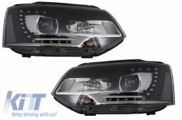 image-21-LED Dayline Első lámpák VW Transporter T5 (2010-2015) Xenon kinézet