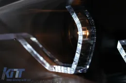 LED DRL Angel Eyes fényszóró BMW 3 F30 F31 LCI Sedan Touring (2015-2019) fekete-image-6100371