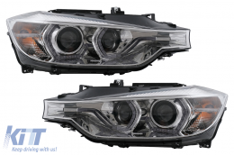 image-60-LED DRL Angel Eyes fényszóró BMW 3 F30 F31 LCI Sedan Touring (2015-2019) króm