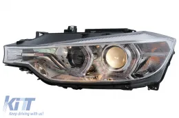LED DRL Angel Eyes fényszóró BMW 3 F30 F31 LCI Sedan Touring (2015-2019) króm-image-6100806