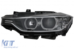 LED DRL Angel Eyes Фарове с проектор подходящи за BMW 3 Series F30 F31 (2011-2015)-image-6038572