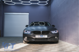 LED DRL Angel Eyes Фарове с проектор подходящи за BMW 3 Series F30 F31 (2011-2015)-image-6088538