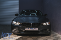 LED DRL Angel Eyes Фарове с проектор подходящи за BMW 3 Series F30 F31 (2011-2015)-image-6088542