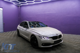LED DRL Angel Eyes Фарове с проектор подходящи за BMW 3 Series F30 F31 (2011-2015)-image-6089122