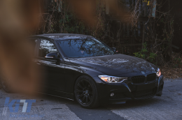 LED DRL Angel Eyes Фарове с проектор подходящи за BMW 3 Series F30 F31 (2011-2015)-image-6099676