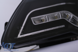 LED DRL Angel Eyes Фарове подходящи за VW Passat B6 3C (03.2005-2010) Черен-image-6098065