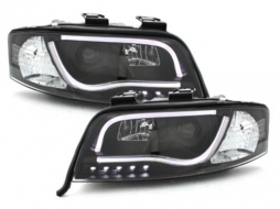 image-70-Фарове LED DRL подходящи за AUDI A6 4B (1997-2001) Черен
