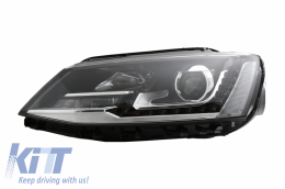 LED DRL Első lámpák VW Jetta Mk6 VI (2011-2017) Bi-Xenon GTI OE Design-image-6040578