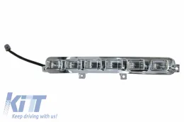 LED DRL első lökhárító spoiler Mercedes W463 G-osztály AMG (1989-up) modellhez-image-6025253