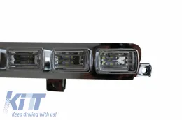 LED DRL első lökhárító spoiler Mercedes W463 G-osztály AMG (1989-up) modellhez-image-6025255