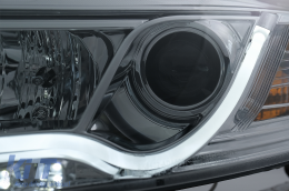 LED DRL Faros para Audi A6 C6 4F 2004-2007 Luz circulación diurna Cromo-image-52629