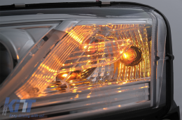 LED DRL Faros para Audi A6 C6 4F 2004-2007 Luz circulación diurna Cromo-image-6089623