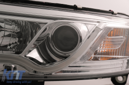 LED DRL Faros para Audi A6 C6 4F 2004-2007 Luz circulación diurna Cromo-image-6089630