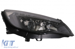 LED DRL Faros para Opel Astra J 10-12 Negro Plug & Play Luz circulación diurna-image-6079494