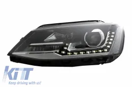 LED DRL fényszóró VW Jetta Mk6 VI (2011-2017) Bi-Xenon GTI OE Design-image-6040572