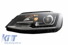 LED DRL fényszóró VW Jetta Mk6 VI (2011-2017) Bi-Xenon GTI OE Design-image-6040574